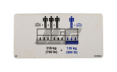 142168 PlatforMM Capacity Decal | Skyjack